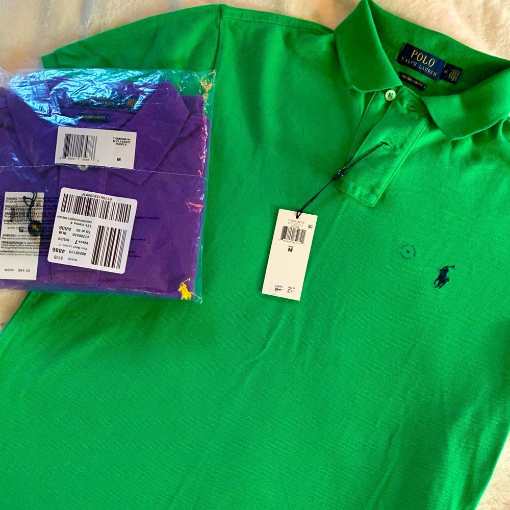 Men’s medium Ralph Lauren Polo shirts